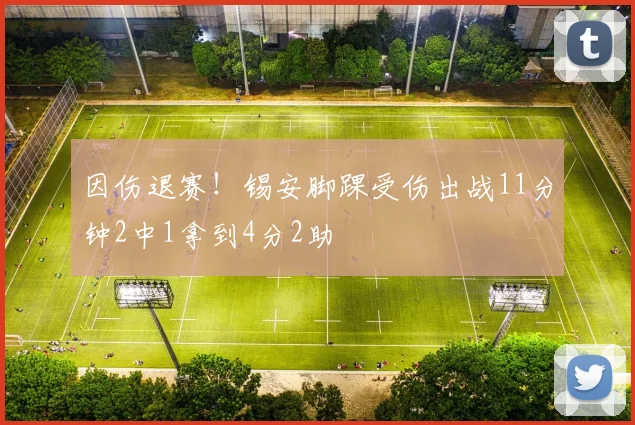 因伤退赛！锡安脚踝受伤出战11分钟2中1拿到4分2助