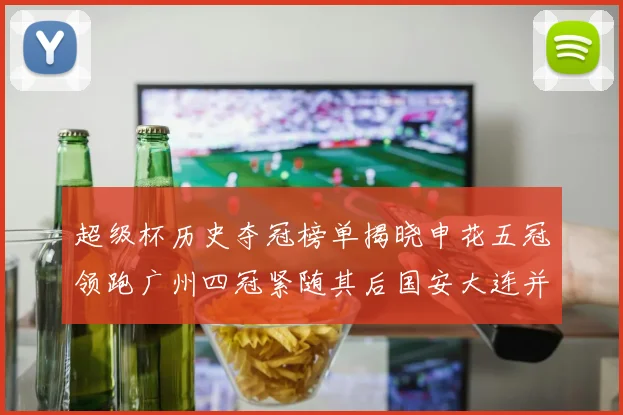 超级杯历史夺冠榜单揭晓申花五冠领跑广州四冠紧随其后国安大连并列第三